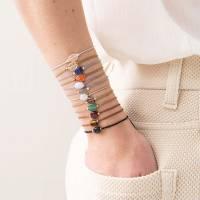 Armband Karte Gemstone Rosenquarz