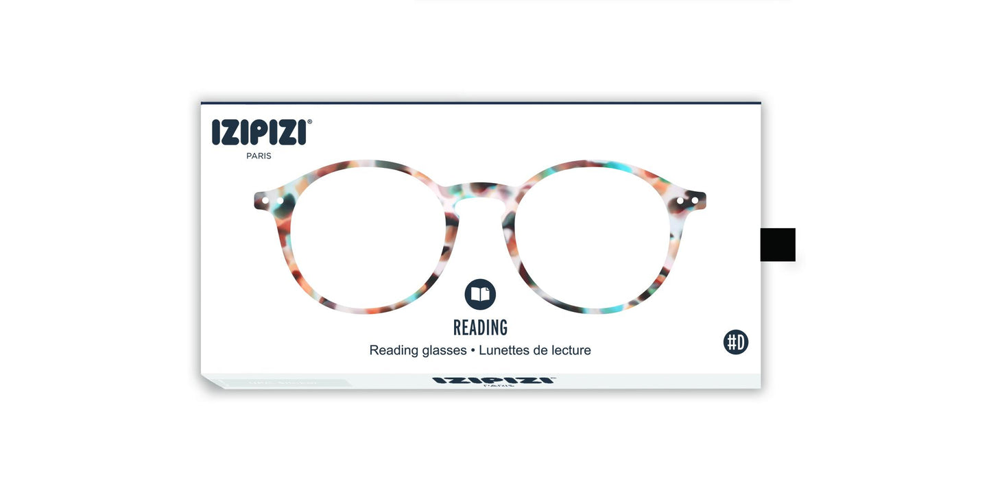 Lesebrille #D Blue Tortoise Soft +1,00