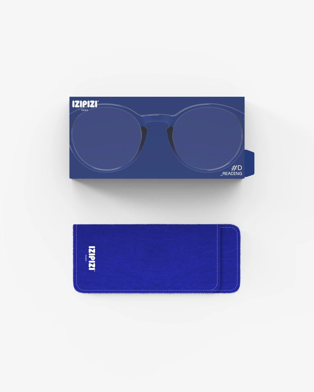 Lesebrille #D Blue Ink +1,00