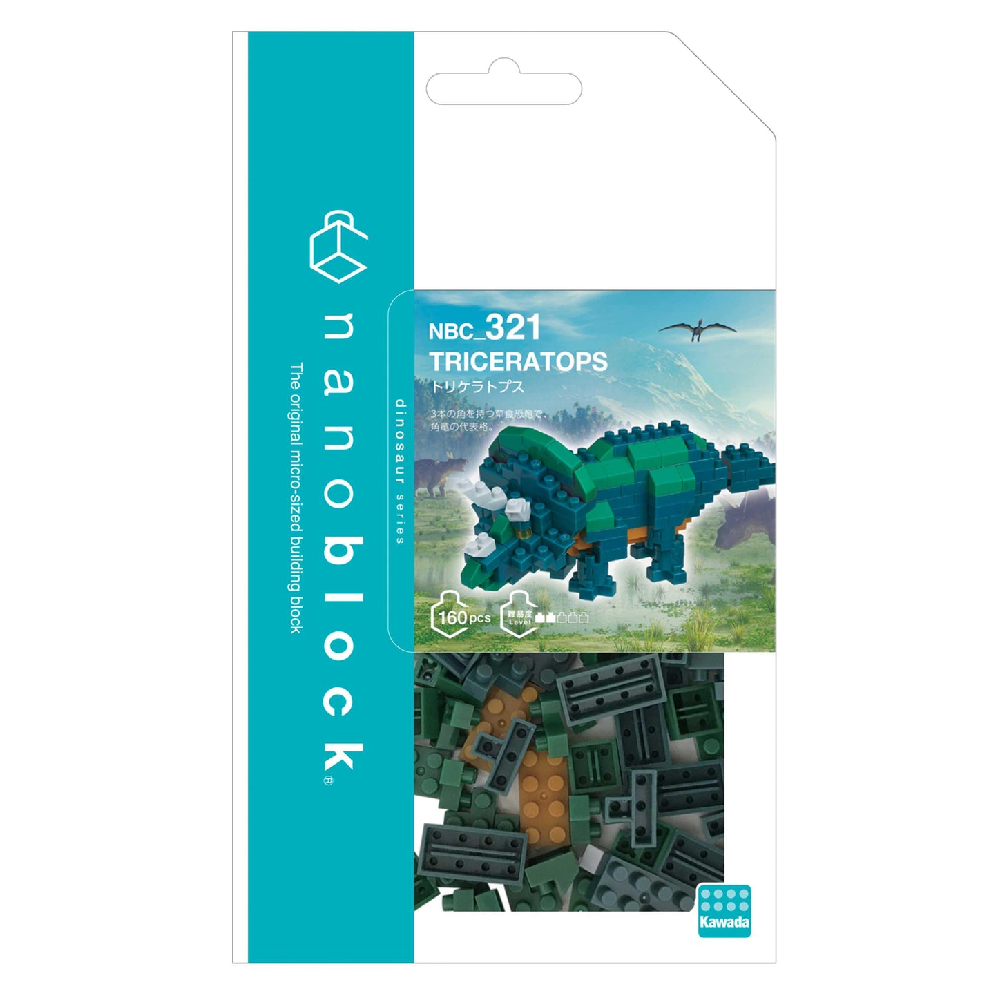 Mini Bausteine Nanoblock Triceratops 2