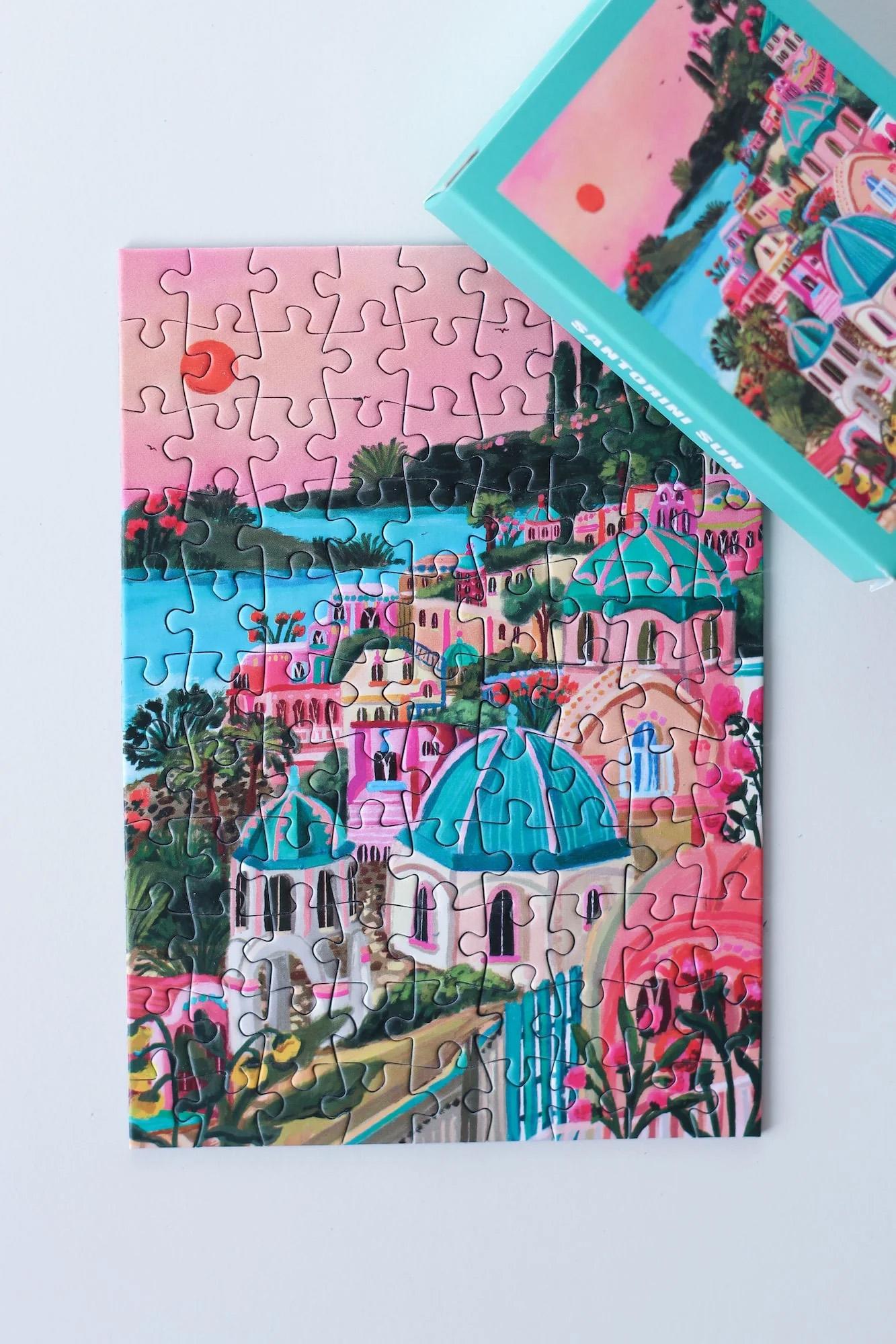 Mini Puzzle Santorini Sun 99 Teile