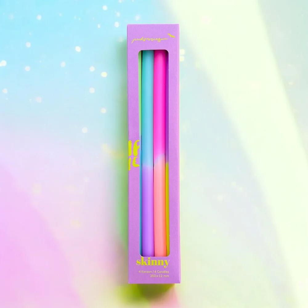 Stabkerzen Dip Dye Skinny * You are the sunshine on a cloudy day