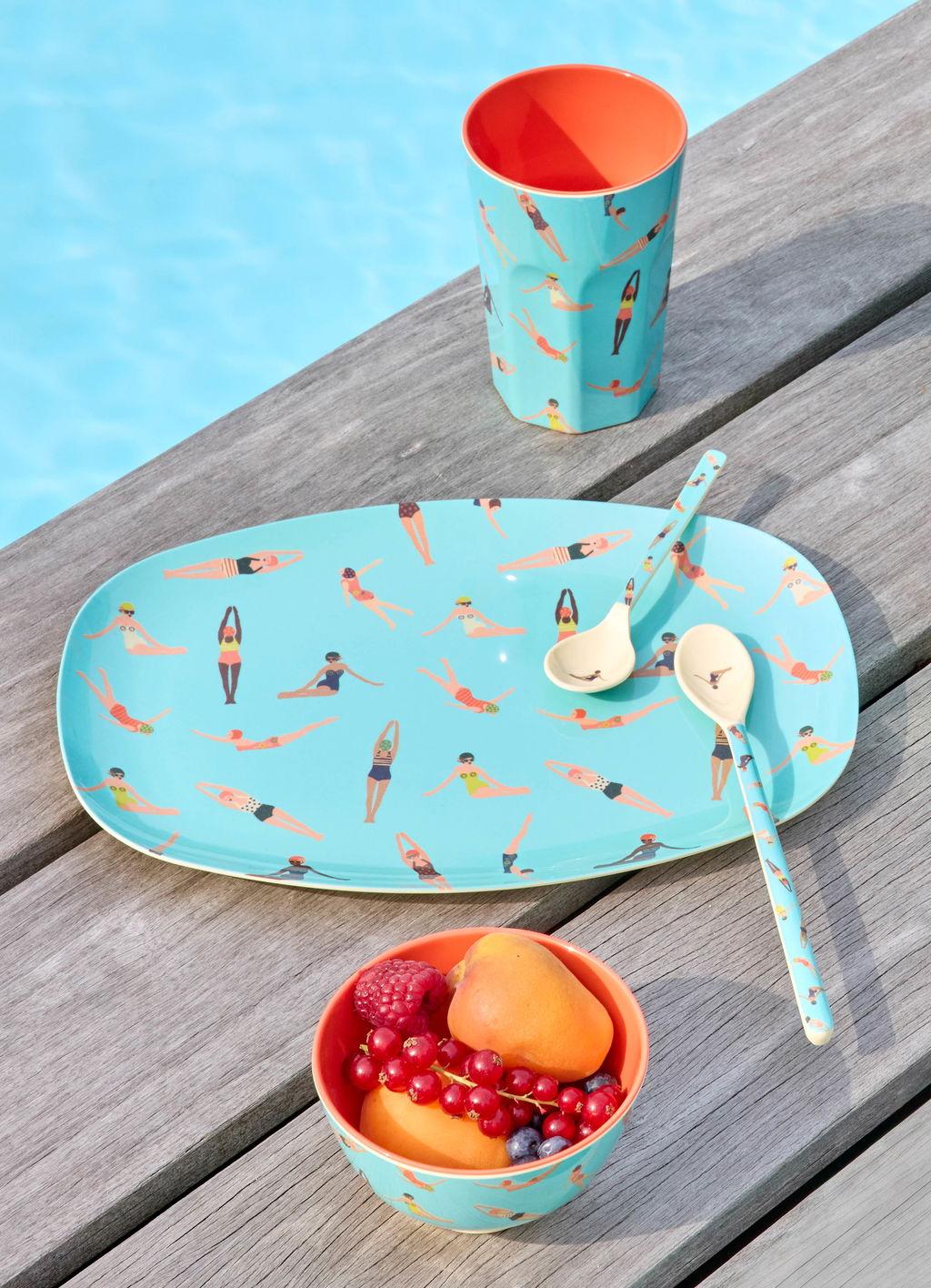 Melamin Latte Cup Retro Swimster