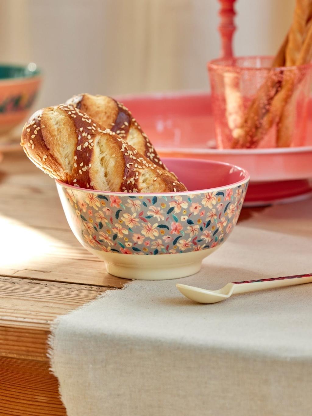 Melamin Mueslichale Small Sandy Flower