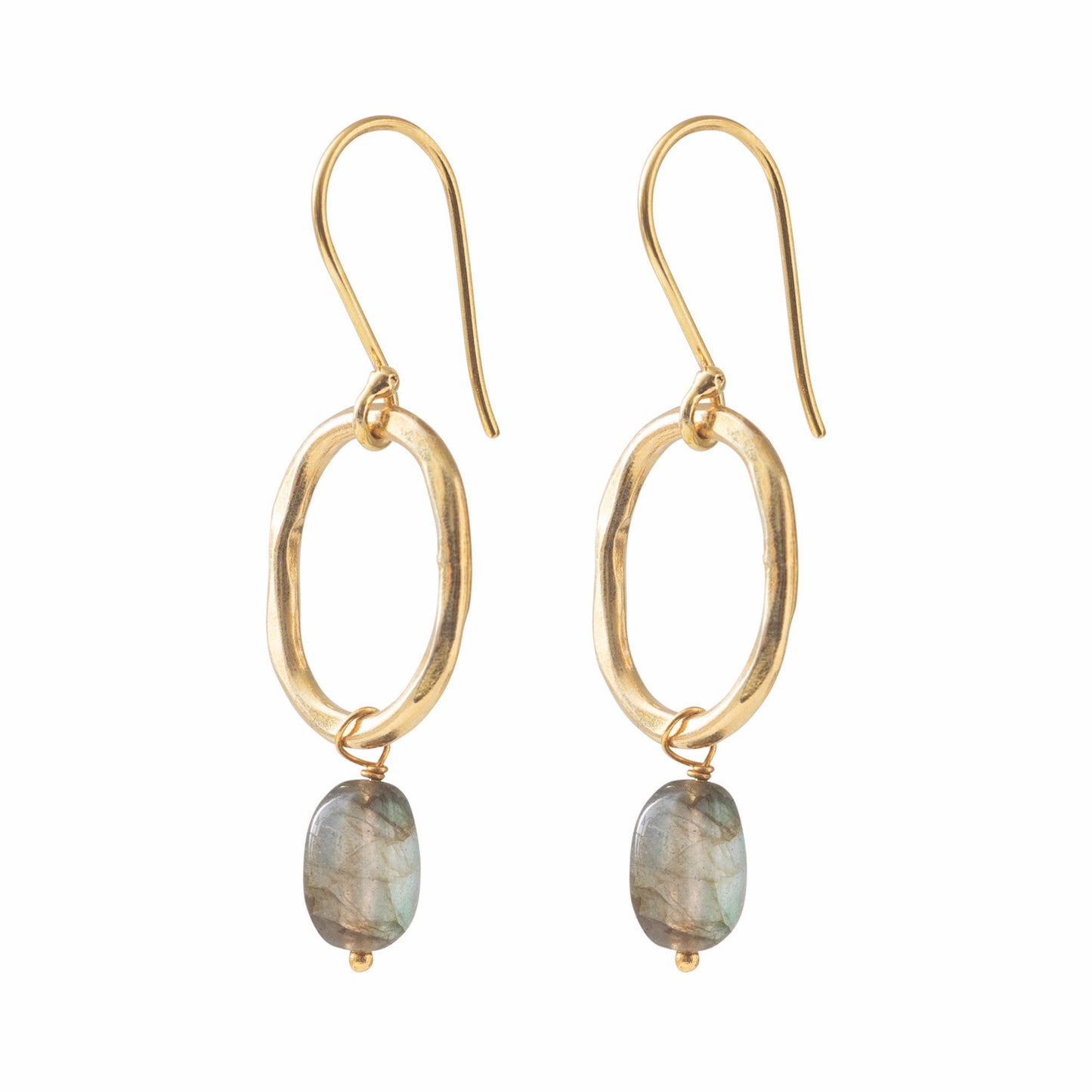 Ohrringe Graceful Labradorite Gold