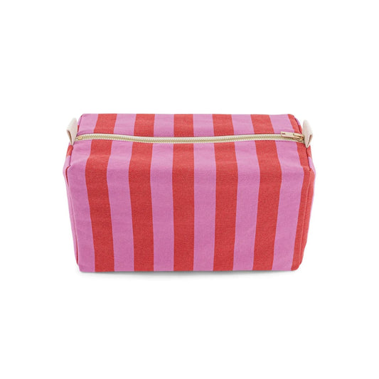 Kosmetiktasche Vic Stripes Orchid Tomato