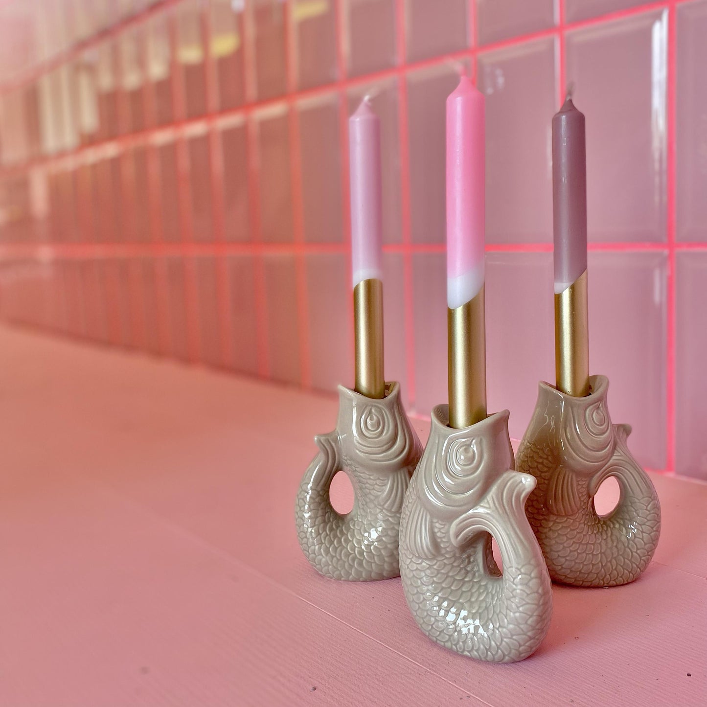 Stabkerzen Dip Dye Autumn Harvest Moon