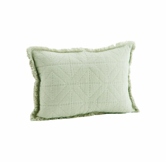 Kissenhülle bestickt Sage