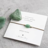 Armband Karte Gemstone Aventurin