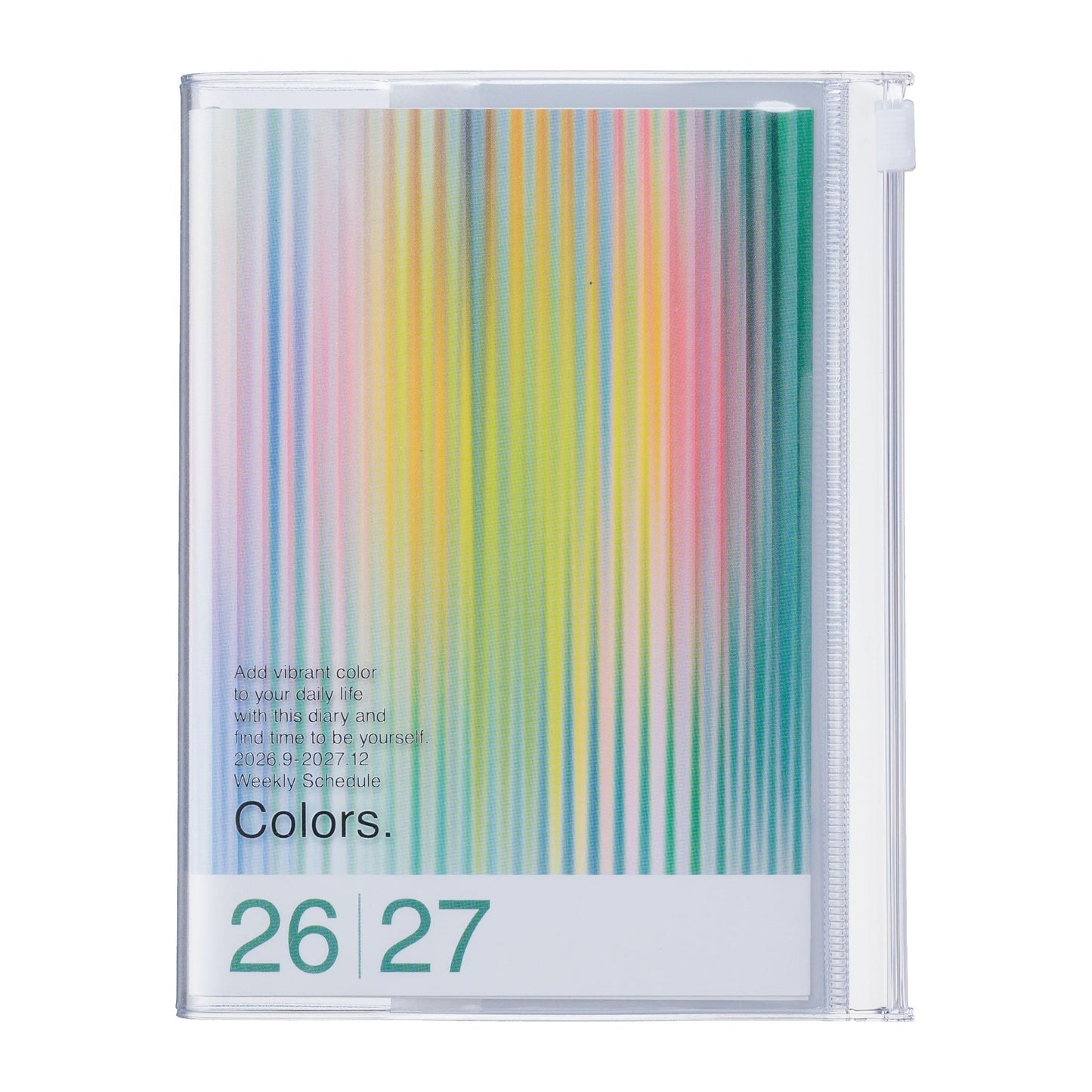 A6 Kalender 2027 GRADIENT, Green
