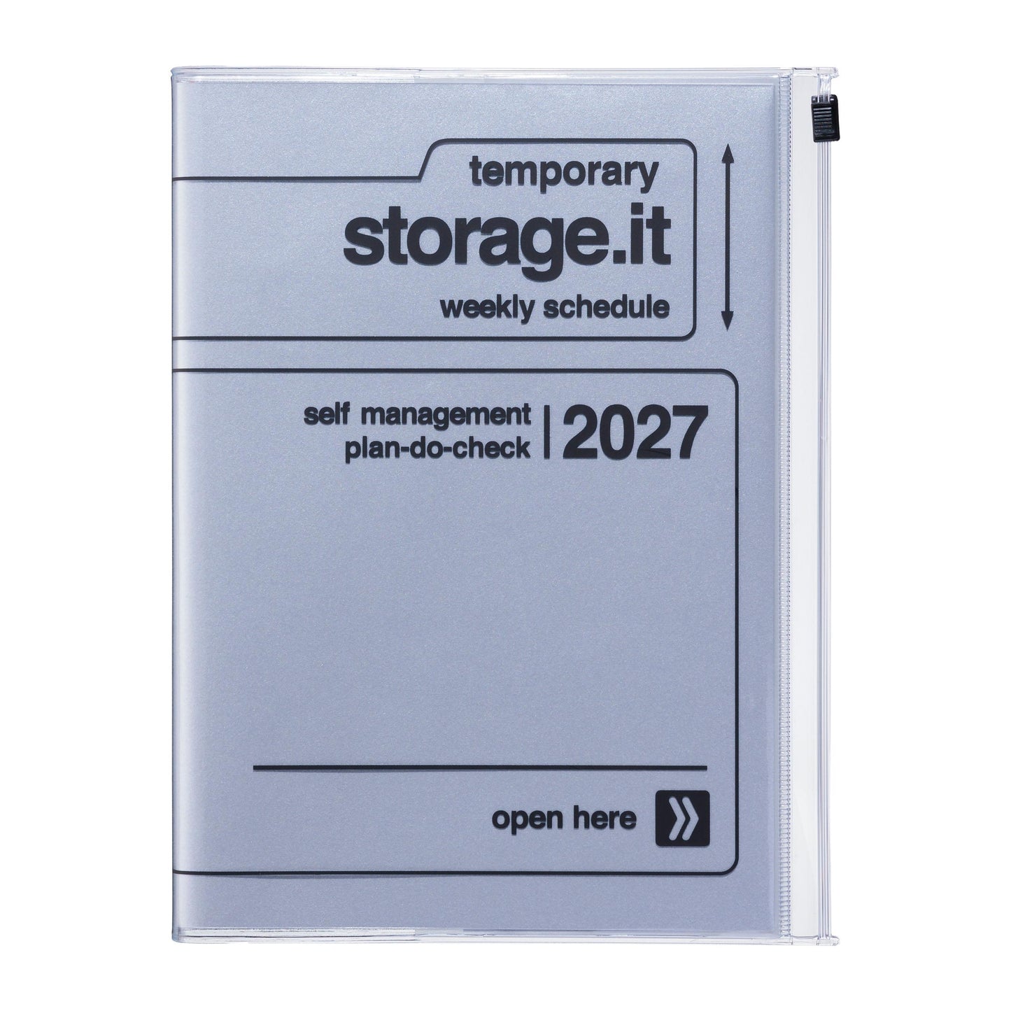 A5 Kalender 2027 STORAGE.IT, Silver