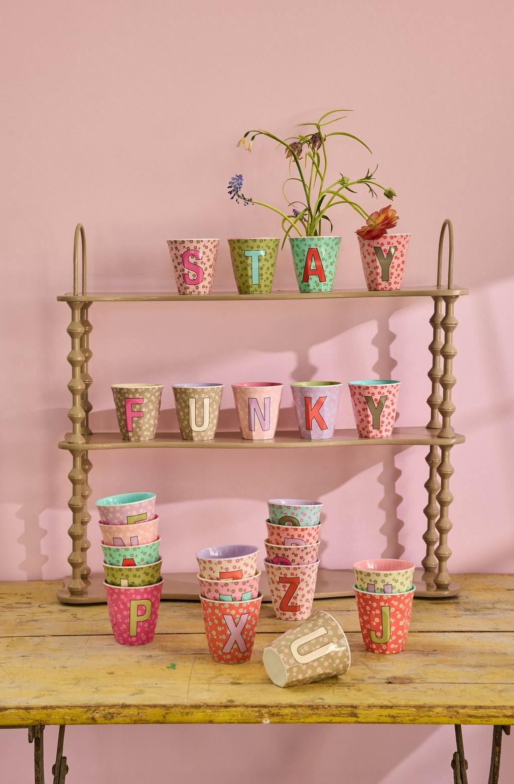 Melamin Becher Z Flowers