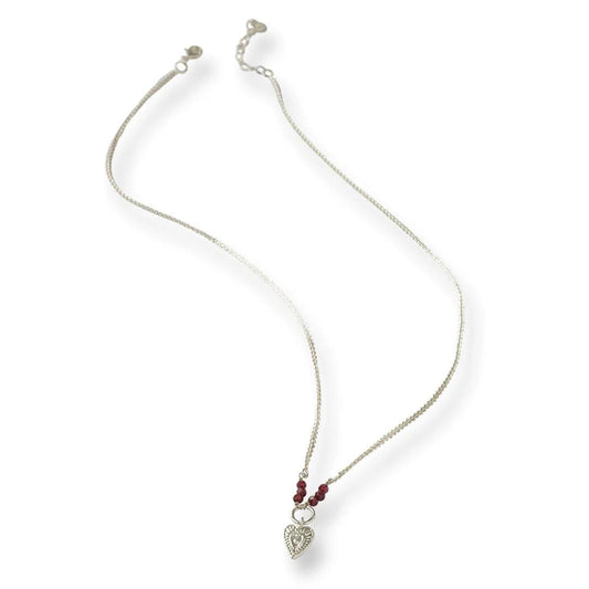 Kette Reliable Granat Silber