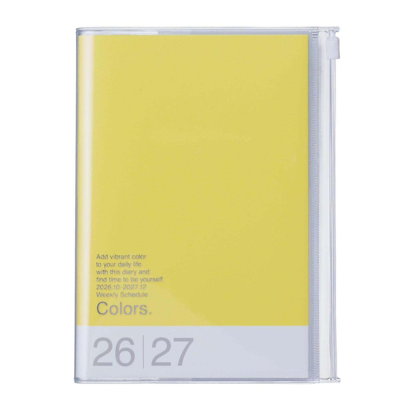 B6 Kalender 2027 COLORS, Yellow