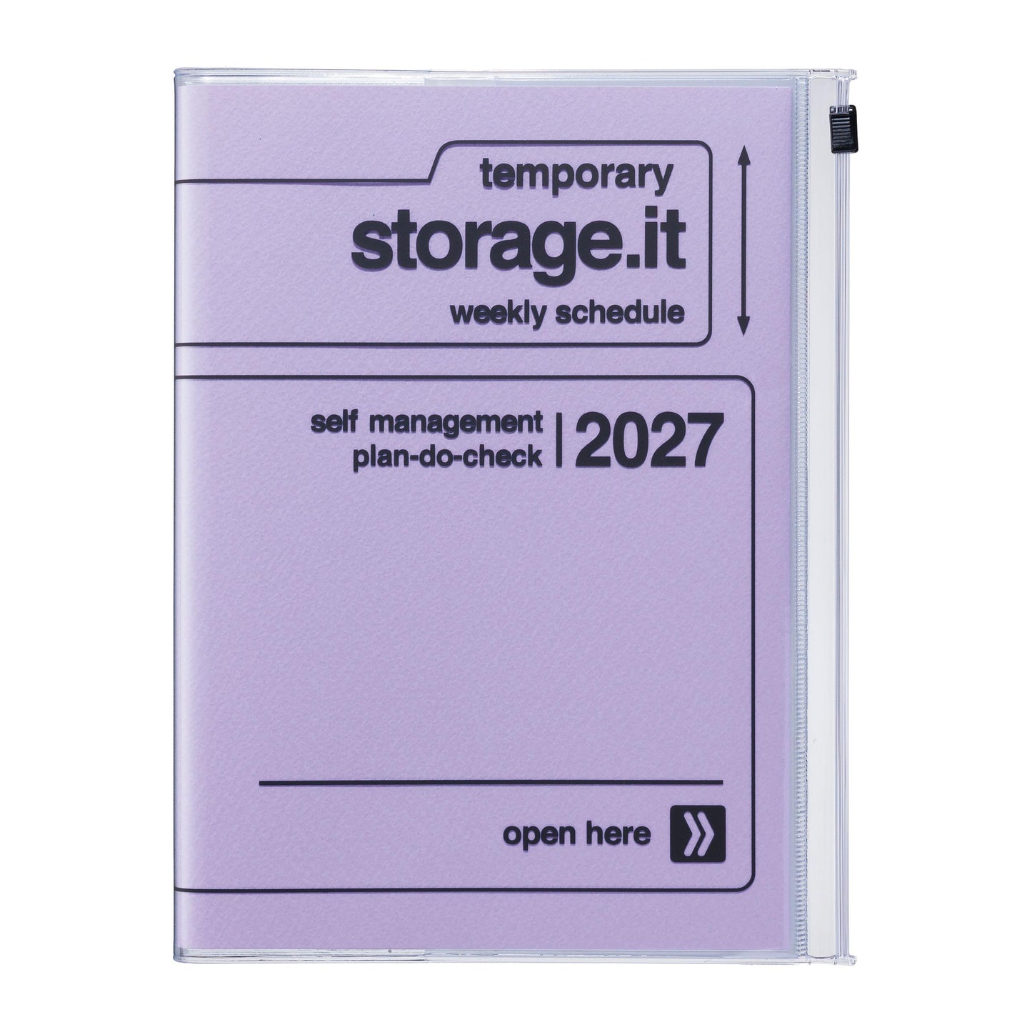 A5 Kalender 2027 STORAGE.IT, Lavender
