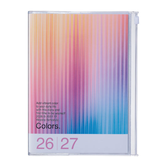 A5 Kalender 2027 GRADIENT, Magenta