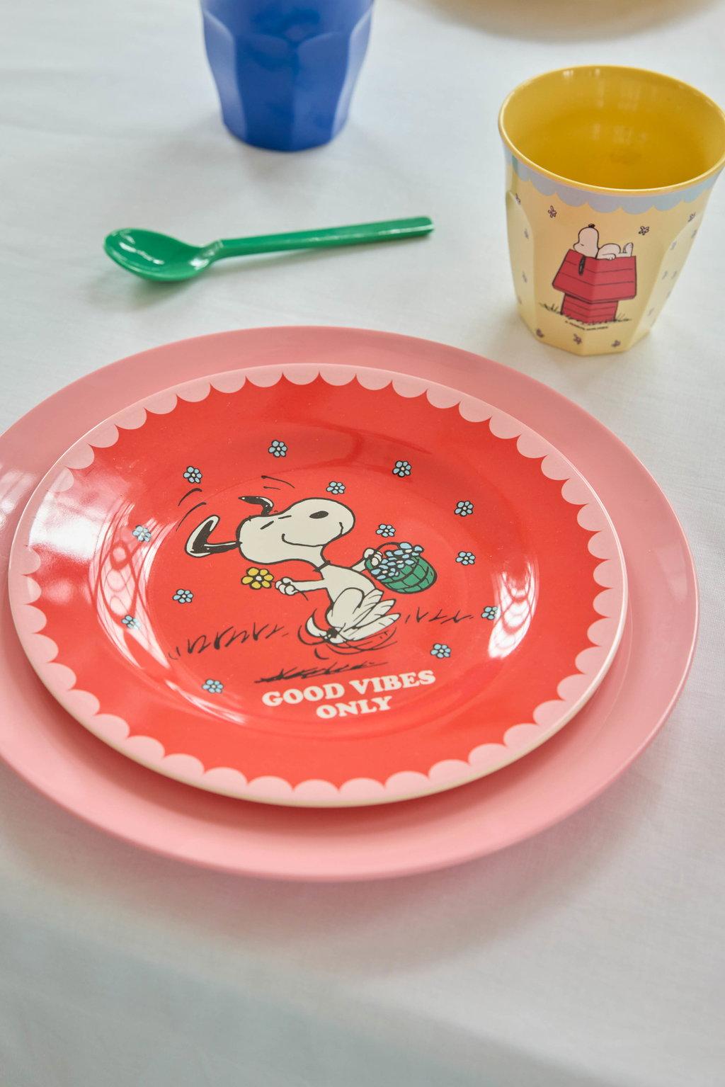 Melamin Becher Snoopy Cream