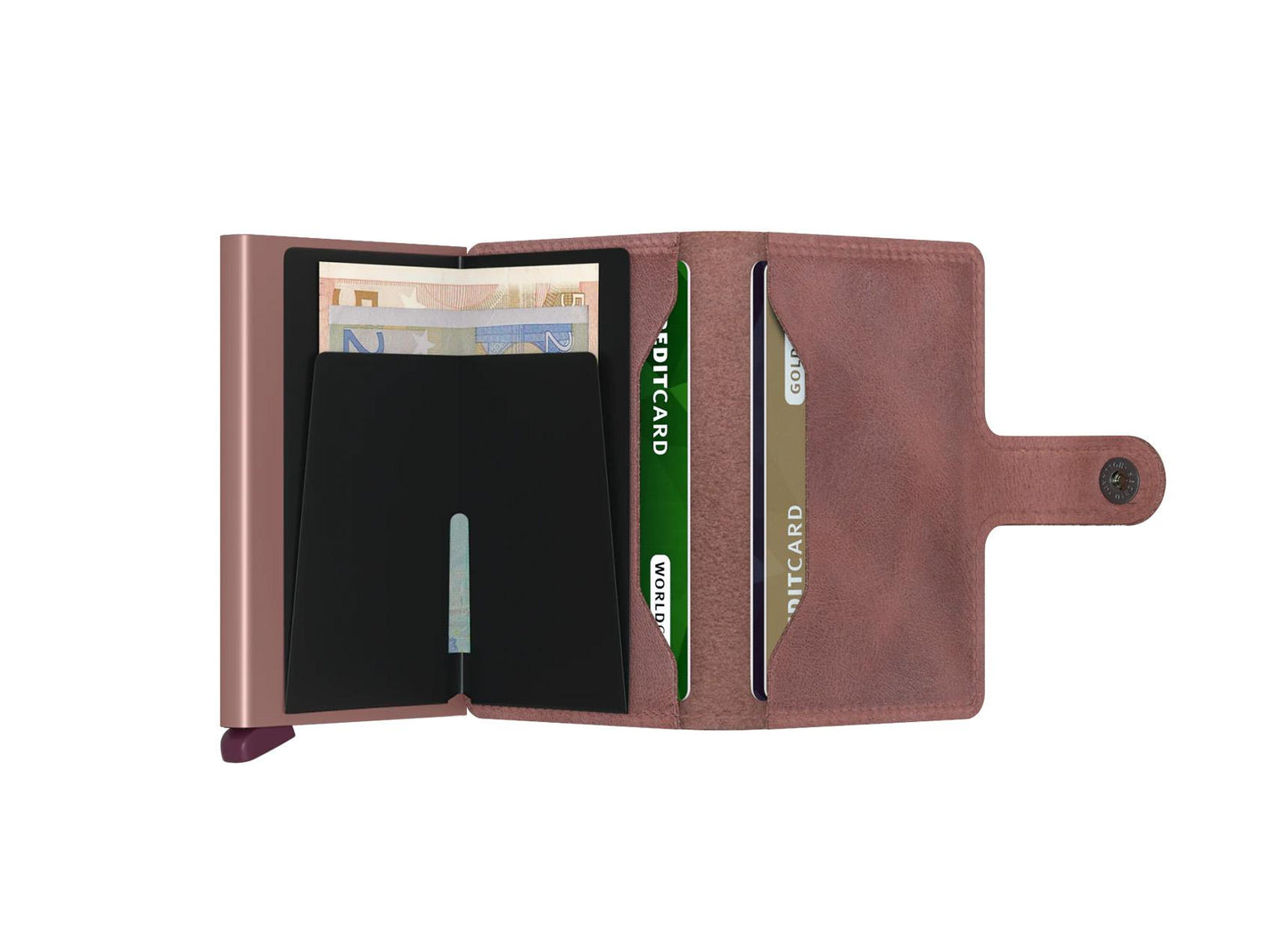 Börse Miniwallet Vintage Mauve