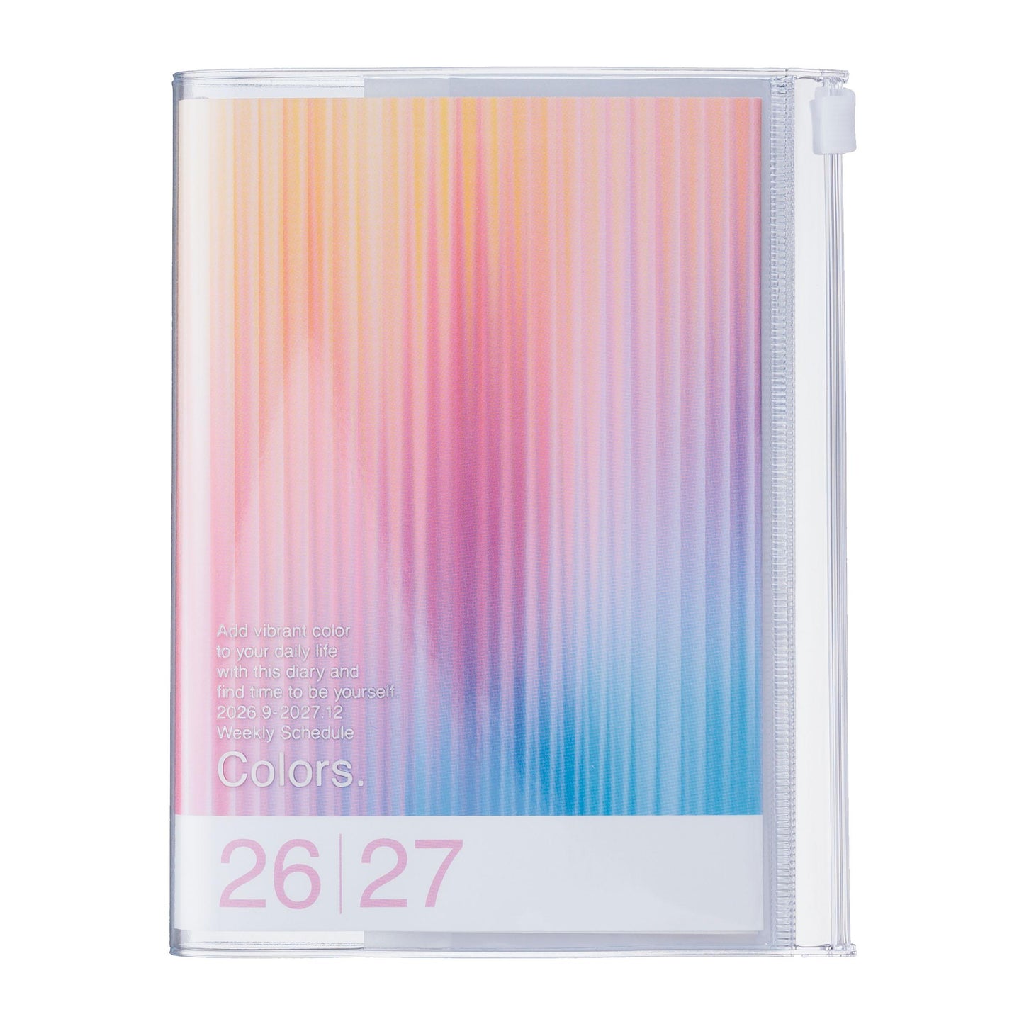 A6 Kalender 2027 GRADIENT, Magenta