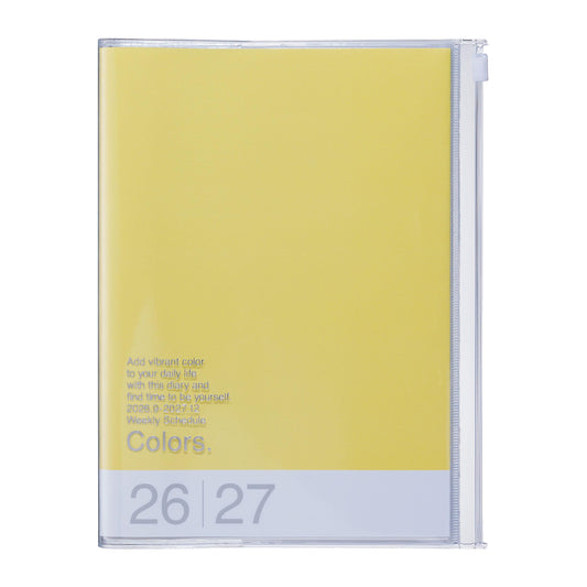 A5 Kalender 2027 COLORS, Yellow