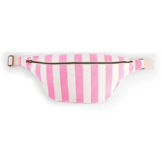 Hip Bag Stripes Neon Pink