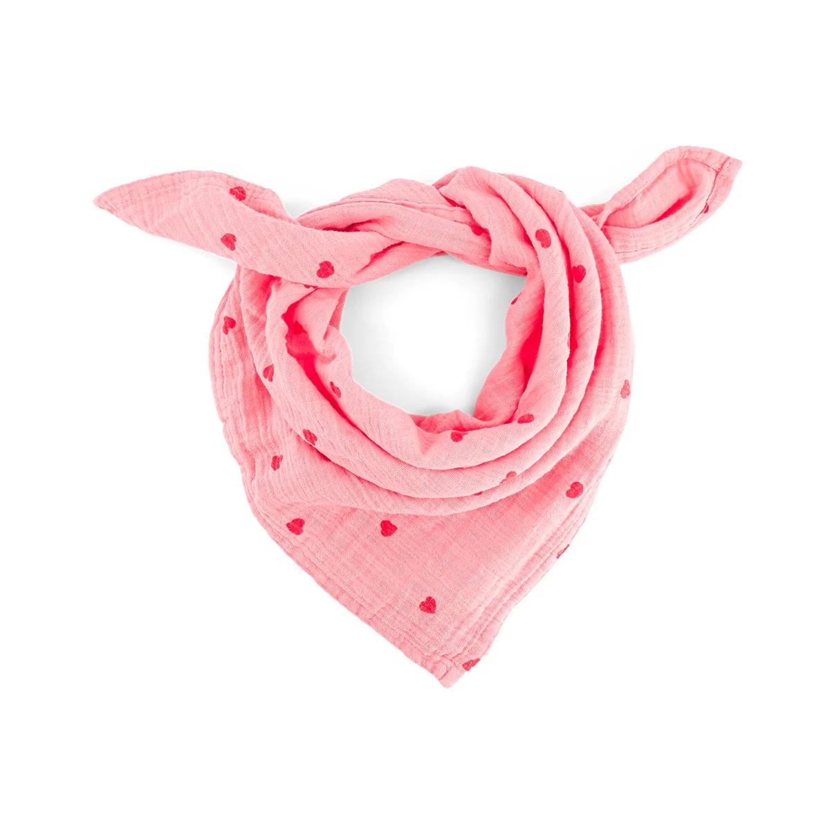 Wickeltuch Bianca Red Heart Pink 70x70