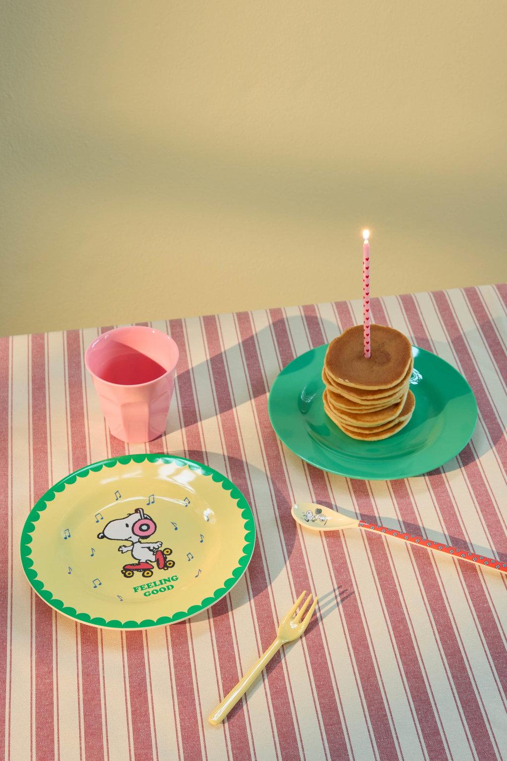 Melamin Teller Snoopy Gelb