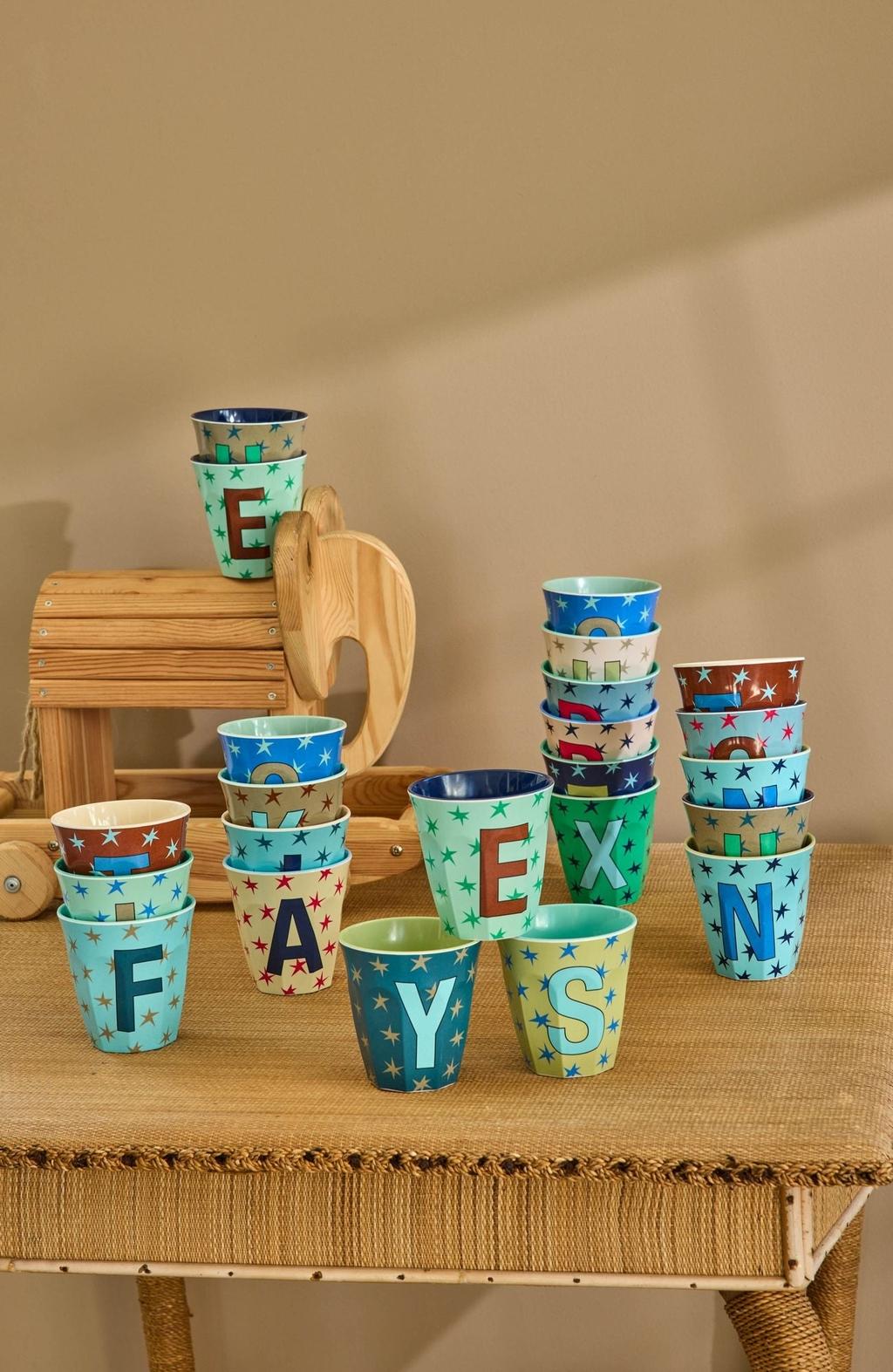 Melamin Becher O Stars