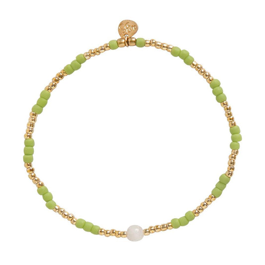 Armband SPLASH Mondstein Gold