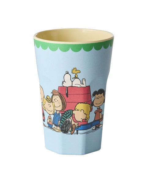 Melamin Latte Cup Snoopy Soft Blue