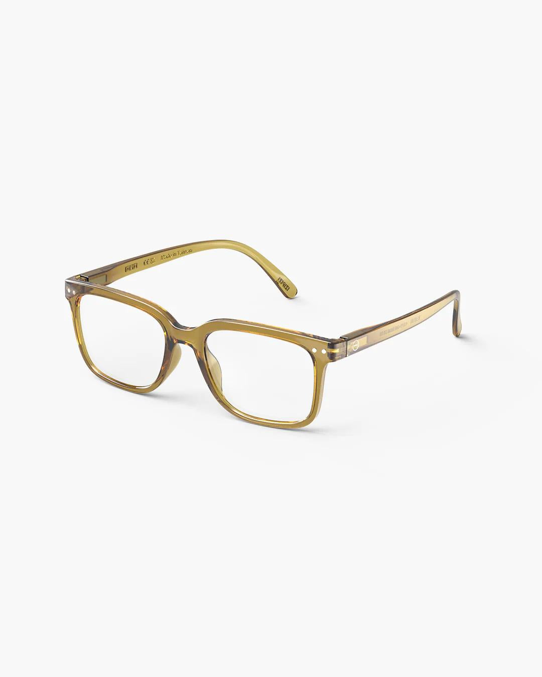 Lesebrille #L Golden Green +1,50