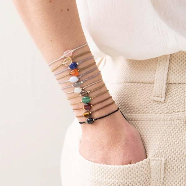 Armband Karte Gemstone Granat