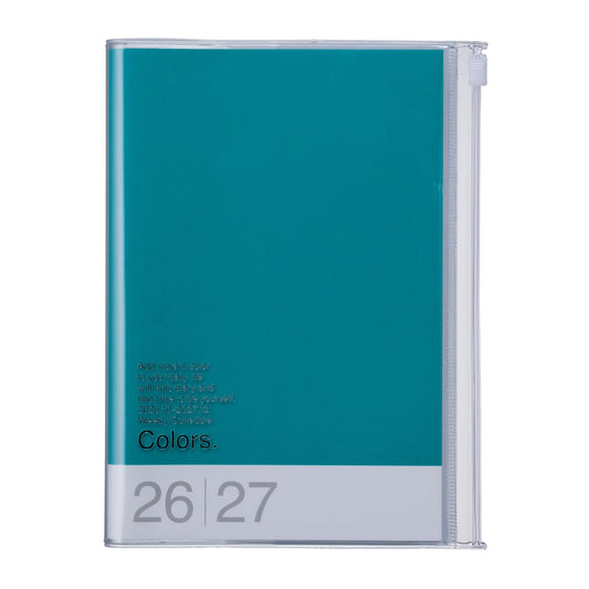 B6 Kalender 2027 COLORS, Grün