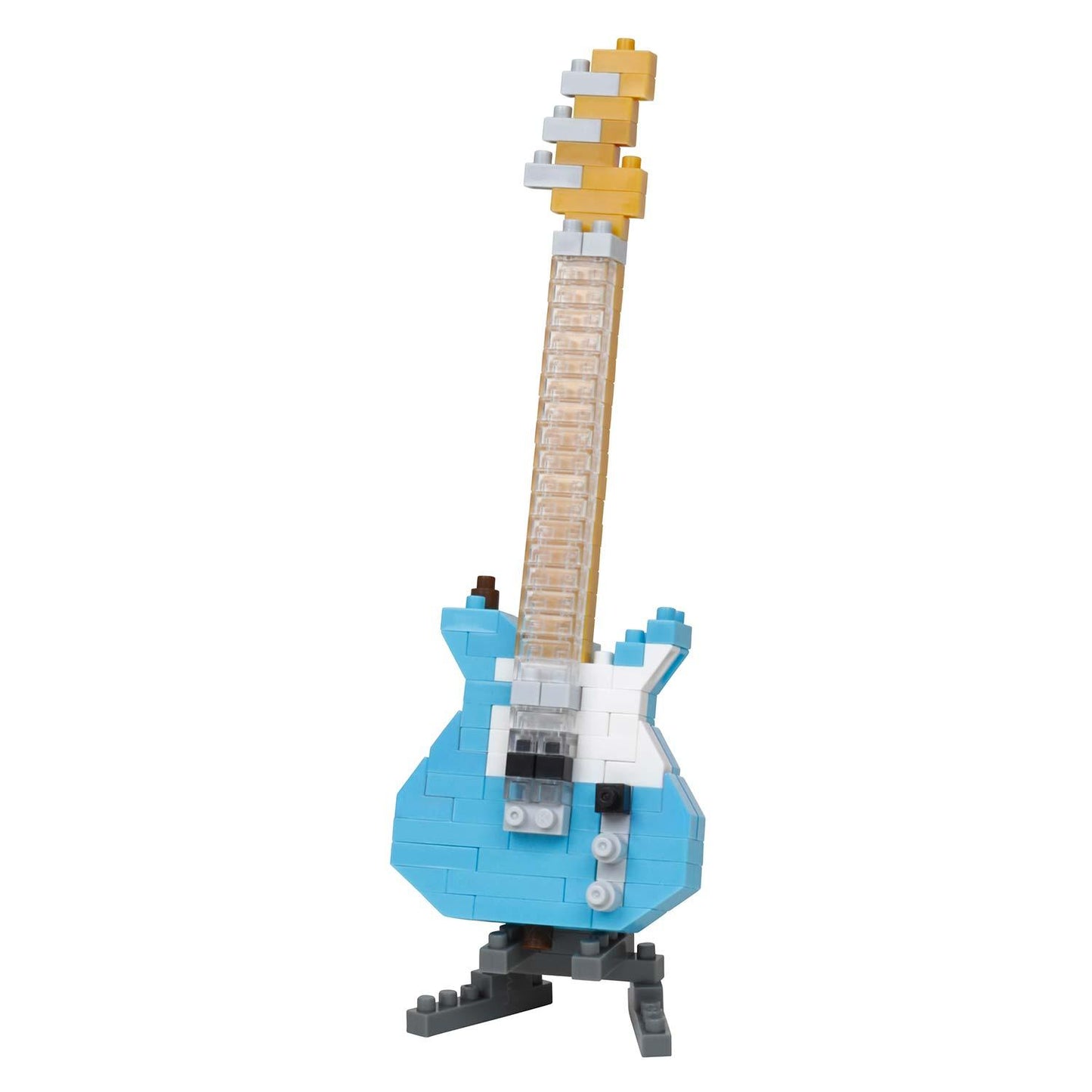 Mini Bausteine Nanoblock E-Gitarre Pastel Blue