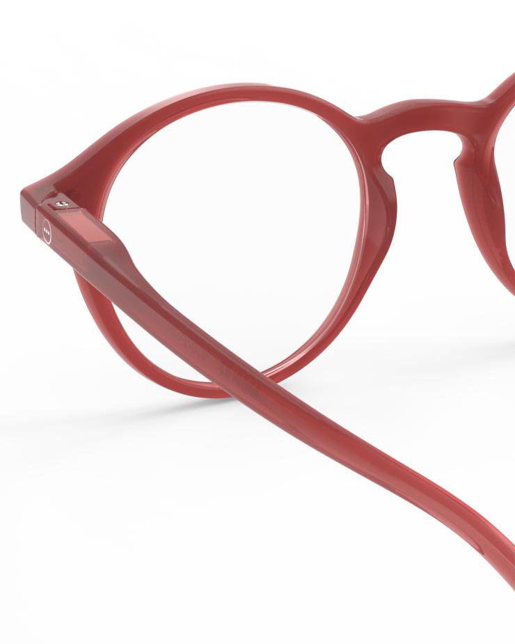 Lesebrille #D Carmine Red +1,50