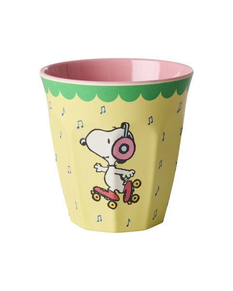 Melamin Cup Yellow Snoopy