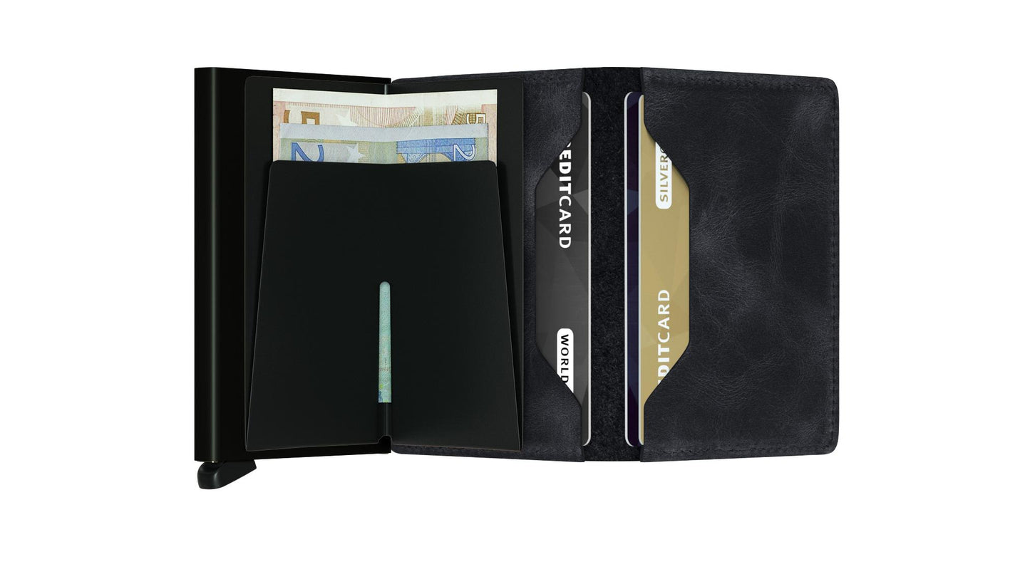 Börse Slimwallet Vintage Black