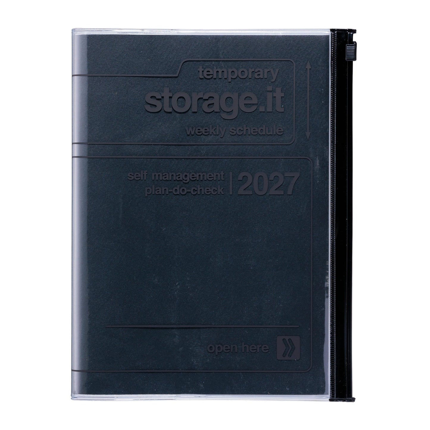 A5 Kalender 2027 STORAGE.IT, Schwarz