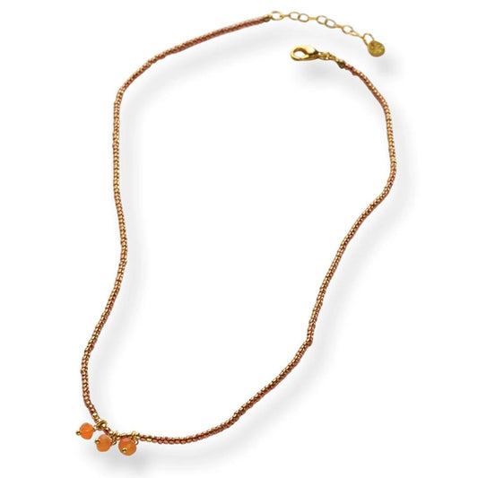 Kette Empathy Karneol Gold