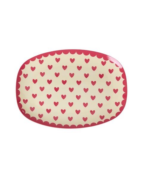 Kleiner Melamin Servierteller Favourite Hearts