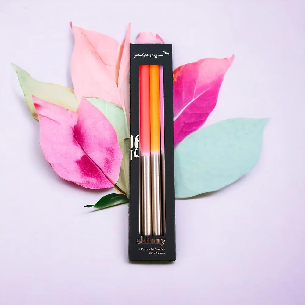 Stabkerzen Dip Dye Skinny Copper * Charming Serendipity