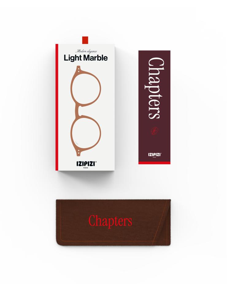 Lesebrille #D Light Marble +2,50