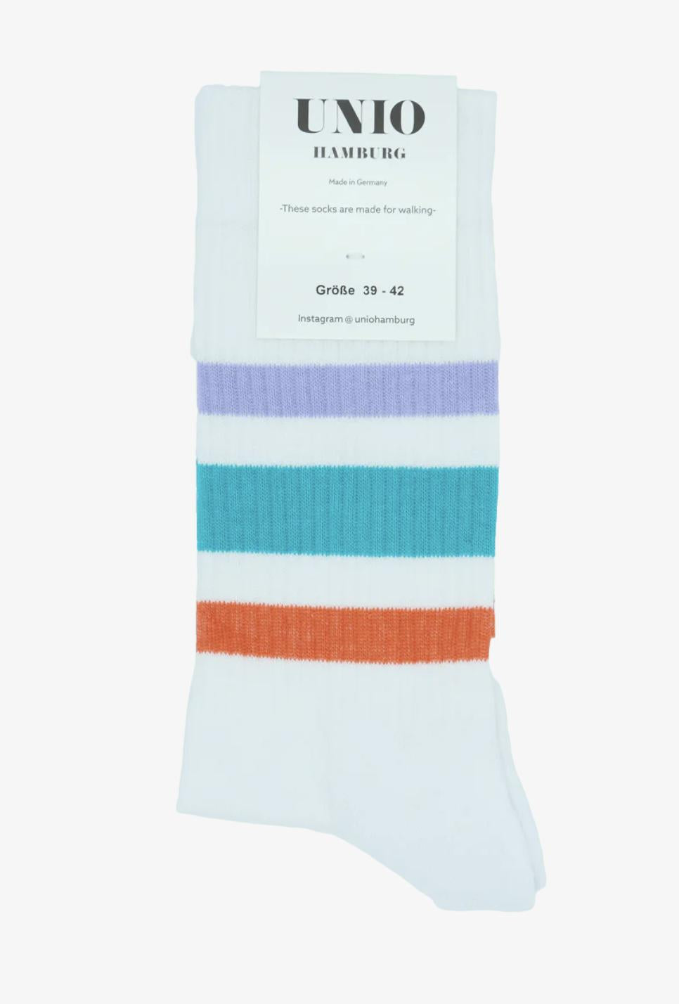 Tennissocken TORONTO Racing White Multi Turquoise 43-46