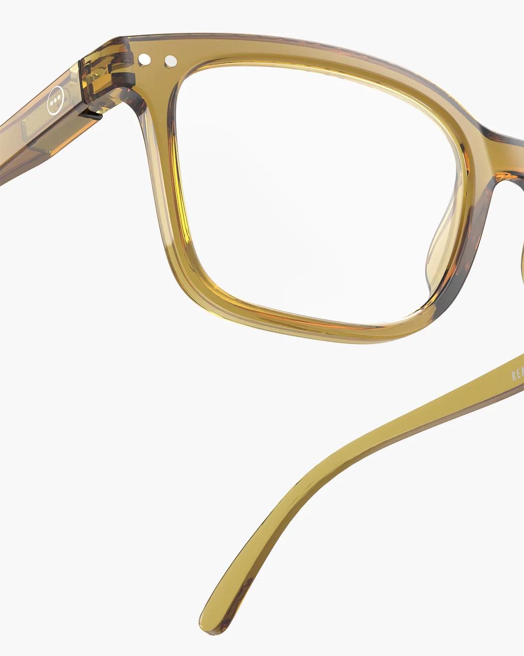 Lesebrille #L Golden Green +2,00