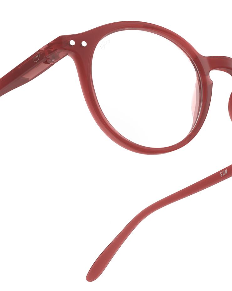 Lesebrille #D Carmine Red +3,00