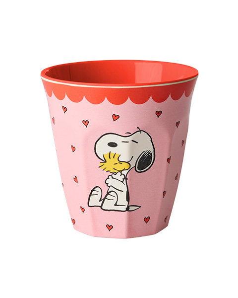 Melamin Becher Snoopy Pink