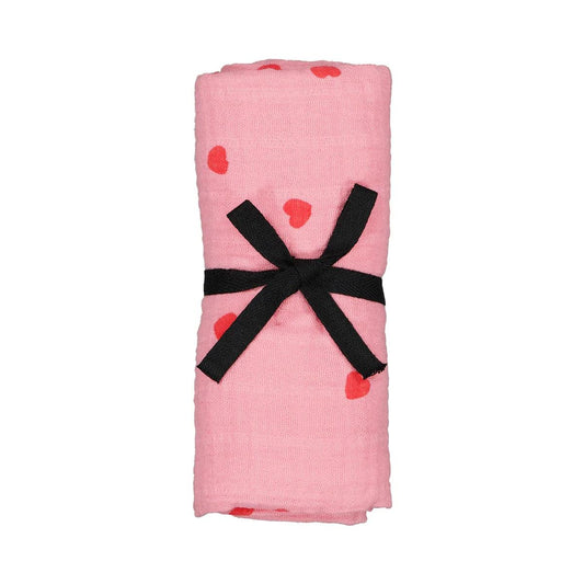 Wickeltuch Bianca Red Heart Pink 70x70