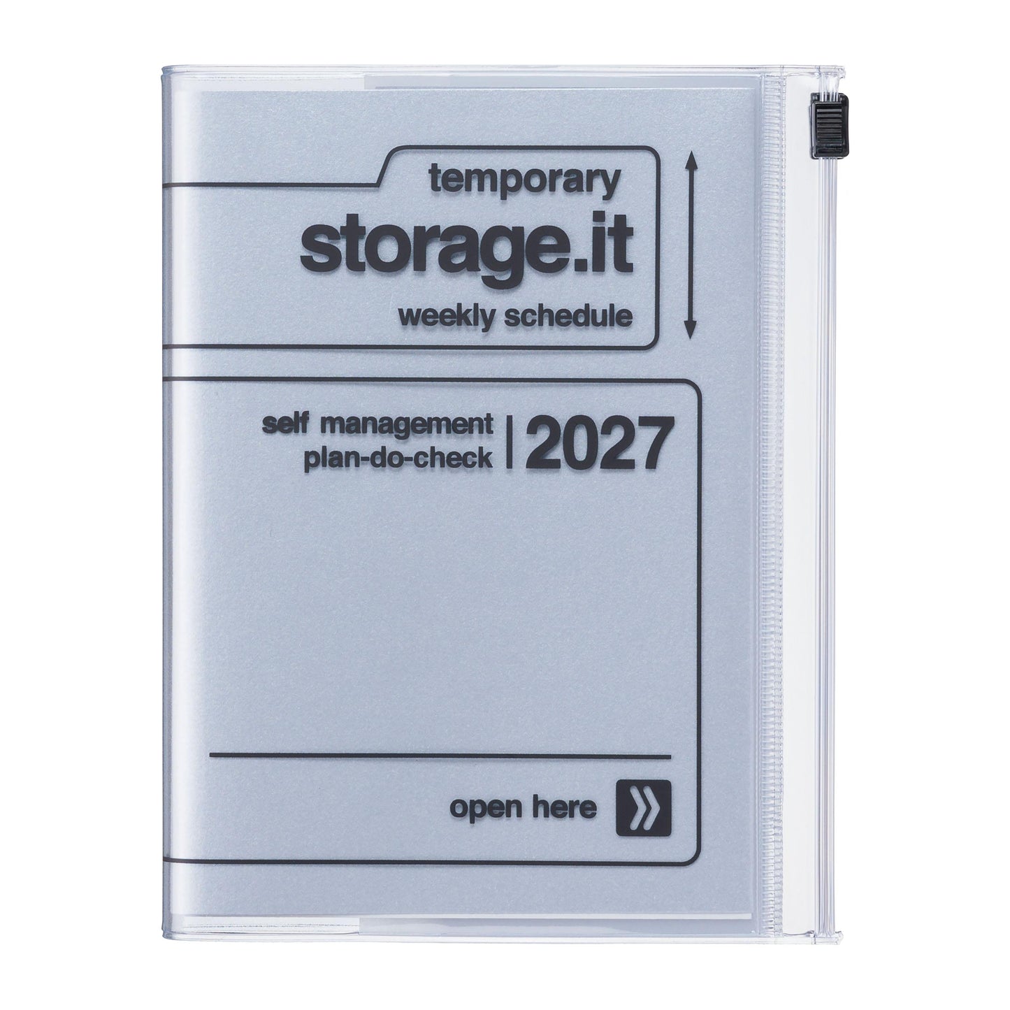 A6 Kalender 2027 STORAGE.IT, Silver