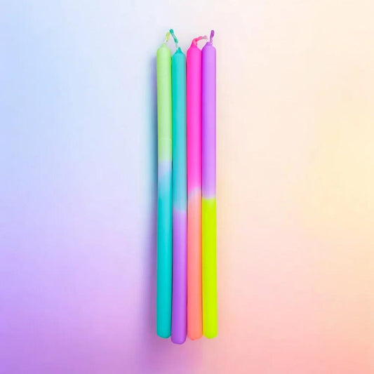 Stabkerzen Dip Dye Skinny * You are the sunshine on a cloudy day