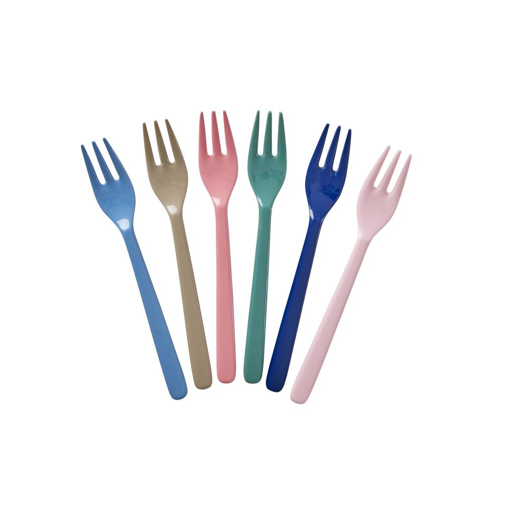 Melamin Gabeln A New York Minute Farben 6er Set
